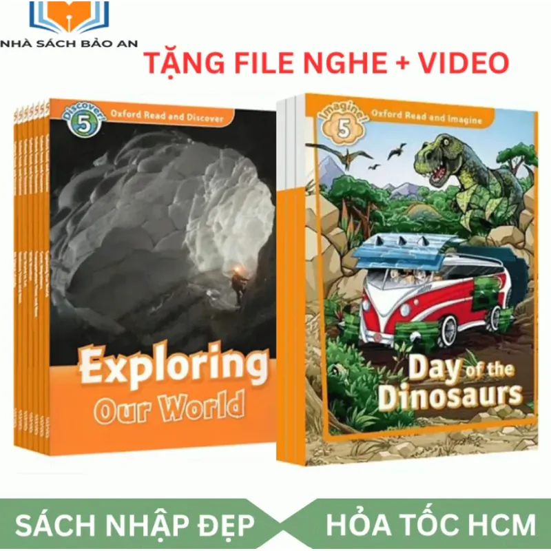 Sách khoa học - Oxford read and discover/imagine level 5, 14 cuốn tặng file nghe 936557