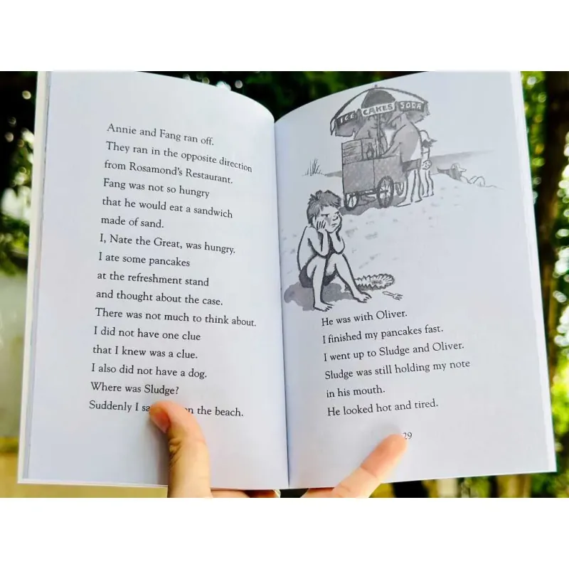 Sách - Nate the Great – Full 30 quyển tặng file nghe, Sách nhập trung nguyên hộp siêu đẹp 780454