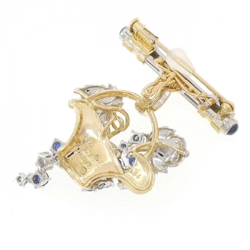 Brooch Sapphire 0.77CT Ishikawa Nobuko 666631