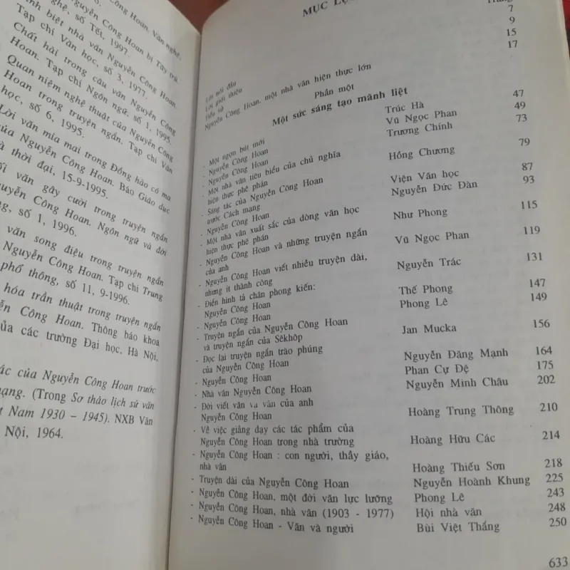 NGUYỄN CÔNG HOAN - về Tác gia và Tác phẩm 748285