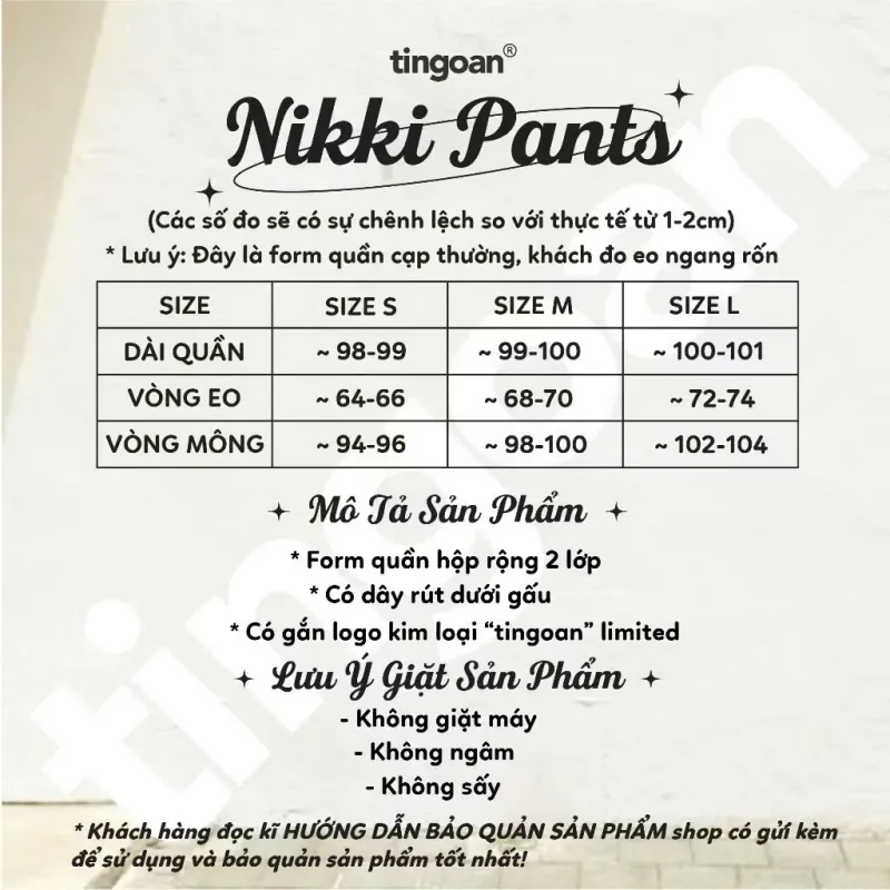 Quần tingoan mới 100% sz L, ảnh thật ở cuối 698200