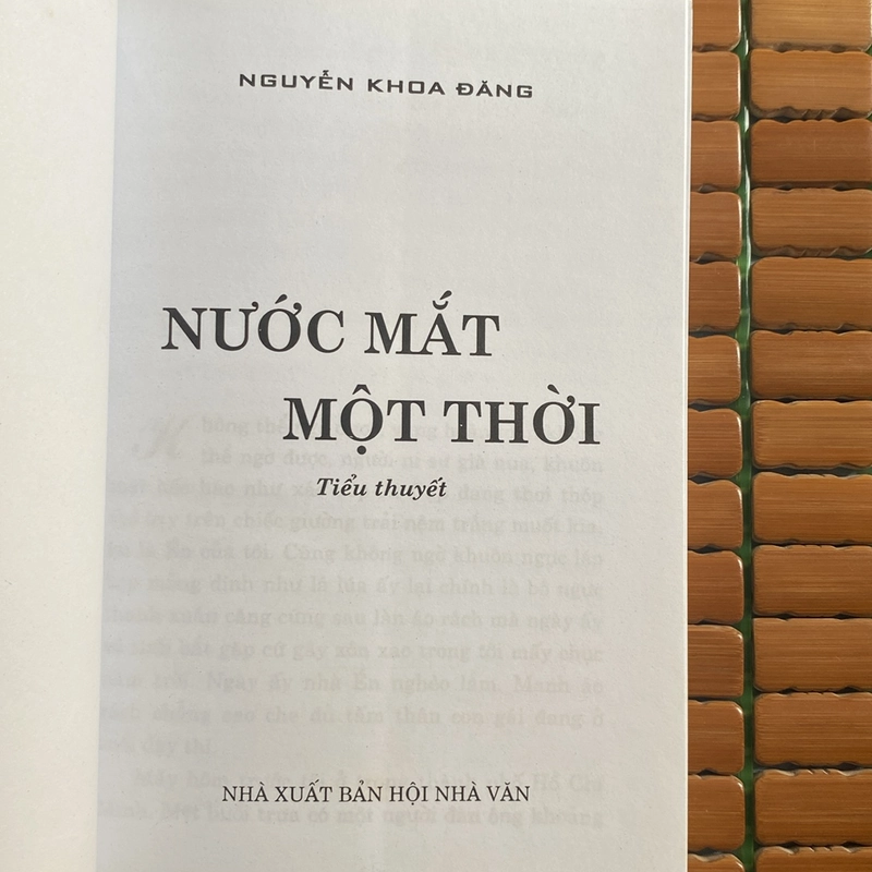 NƯỚC MẮT MỘT THỜI, TIỂU THUYẾT VỀ CCRĐ (XB 2009) 518820