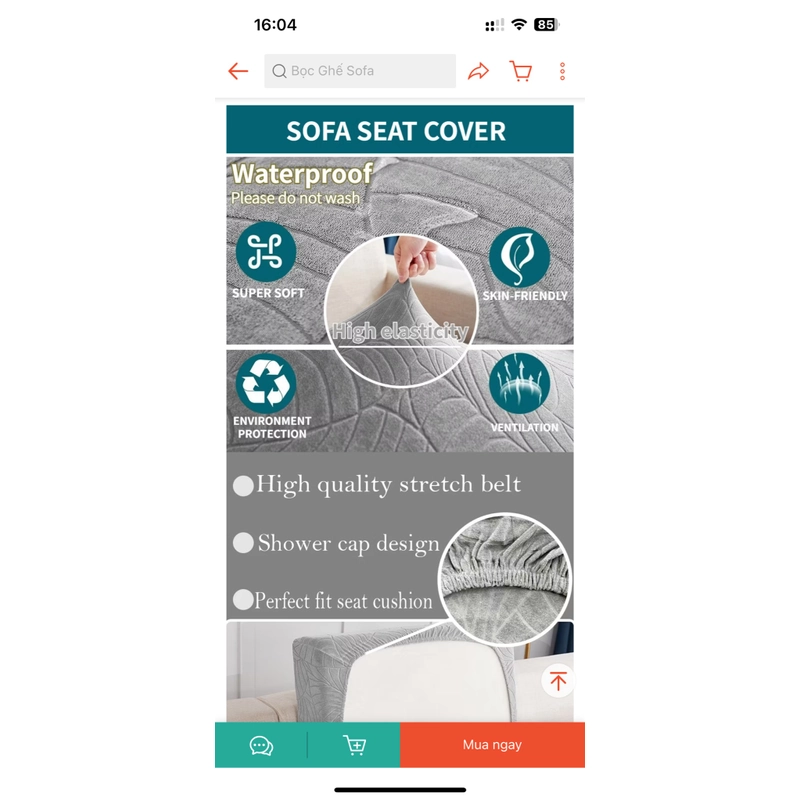 Bọc sofa bo chun 542250