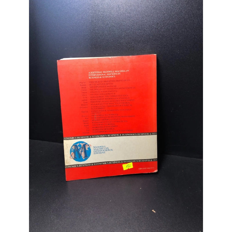 [Phiên Chợ Sách Cũ] Concepts of strategic management third edition Fred R David, 2303 417049