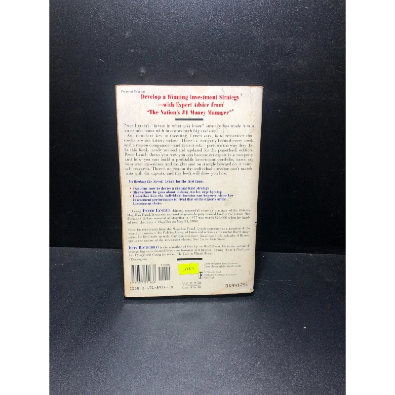 Beating the street Peter Lynch mới 75% ố và bẩn HCM0111 30610