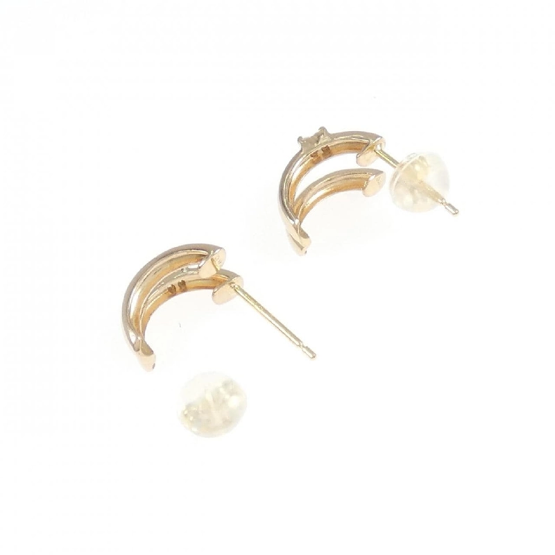 Bông tai kim cương hoa K18PG/K18YG 0.04CT - Hàng hiệu chính hãng 874677