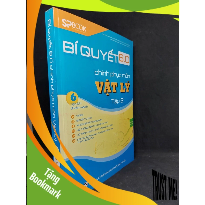 (TẶNG BOOKMARK) Bí quyết 6.0 chinh phục môn Vật Lý tập 2 mới 90%, sách in màu 2017 RBK2507 939571