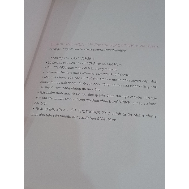 BLACKPINK 4REA 1ST PHOTOBOOK 2019 757738