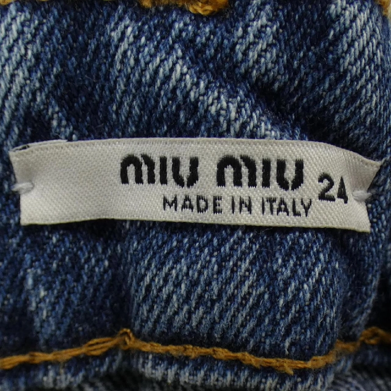 MIU MIU MIU MIU Logo GWP299 1ZGX Jeans - Hàng hiệu Chính hãng 810814