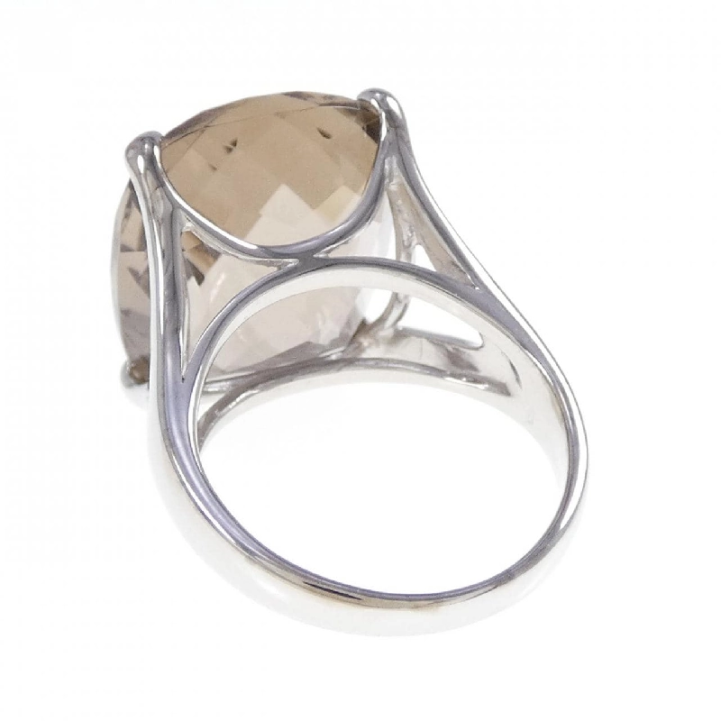 Nhẫn đá quý khói K18WG 668993