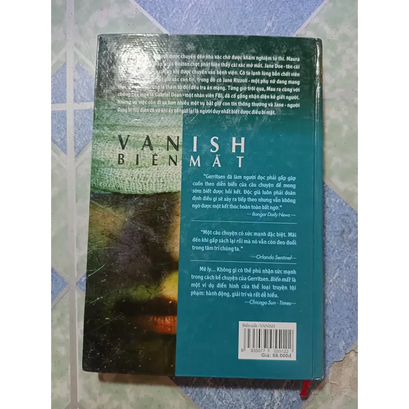 Vanish biến mất  - Tess Gerritsen 1011129