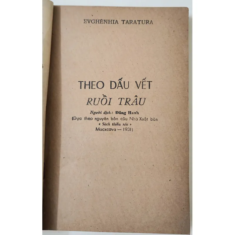 THEO DẤU VẾT RUỒI TRÂU  709247