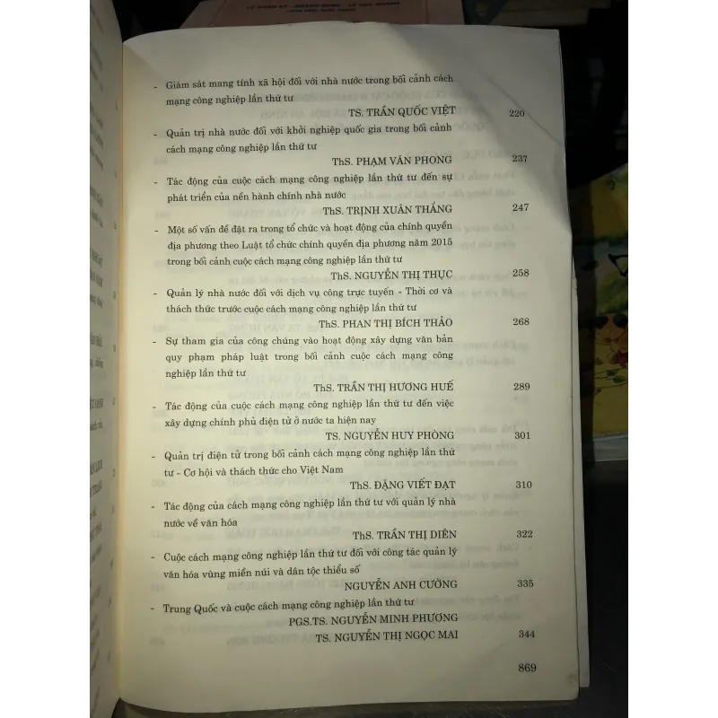 Cuộc cách mạng công nghiệp lần thứ tư với quản trị nhà nước 755294