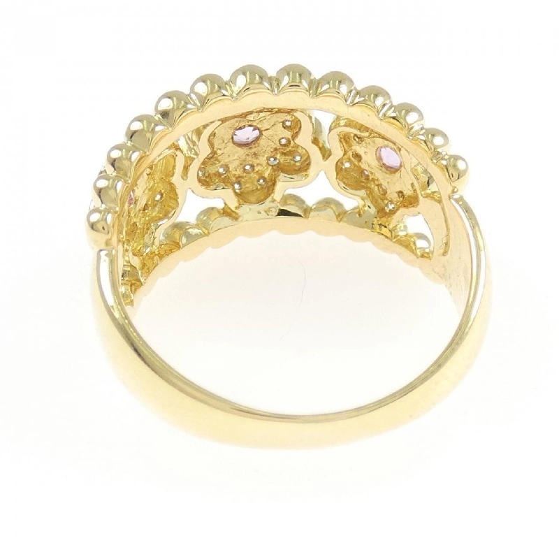 Nhẫn Sapphire Hoa K18YG 0.34CT - Hàng hiệu Chính hãng 851373