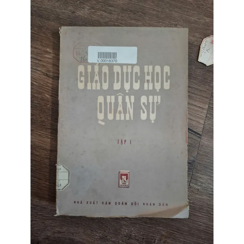 Giáo Dục Học Quân Sự, Tập I 718953