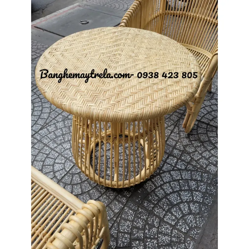 Bàn mây tự nhiên decor 601732
