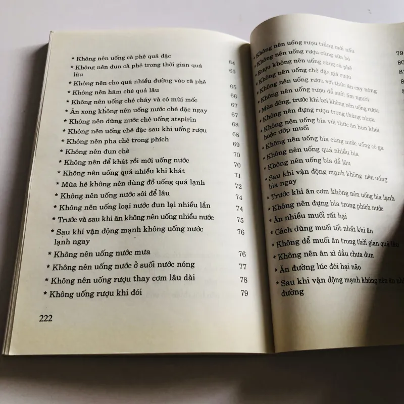 NHỮNG ĐIỀU CẦN BIẾT VÀ KHÔNG NÊN TRONG ĂN UỐNG  780484