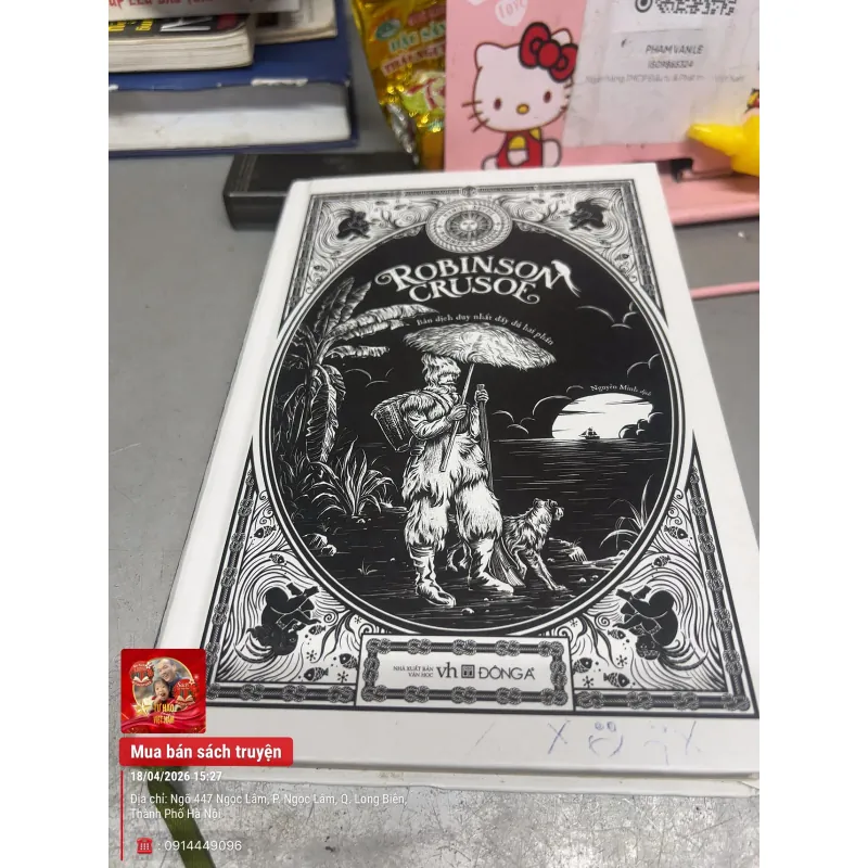 Robinson Crusoe bìa cứng đông A  1022887