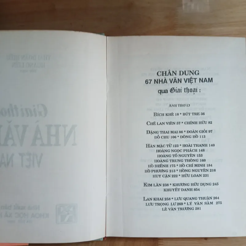Giai Thoại Nhà Văn Việt Nam - Thái Doãn Hiểu, Hoàng Liên biên soạn 754754
