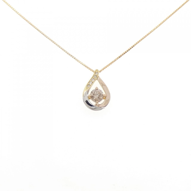 K18YG/PT950/K18PG Dây chuyền kim cương 0.50CT - Hàng hiệu Chính hãng 866487