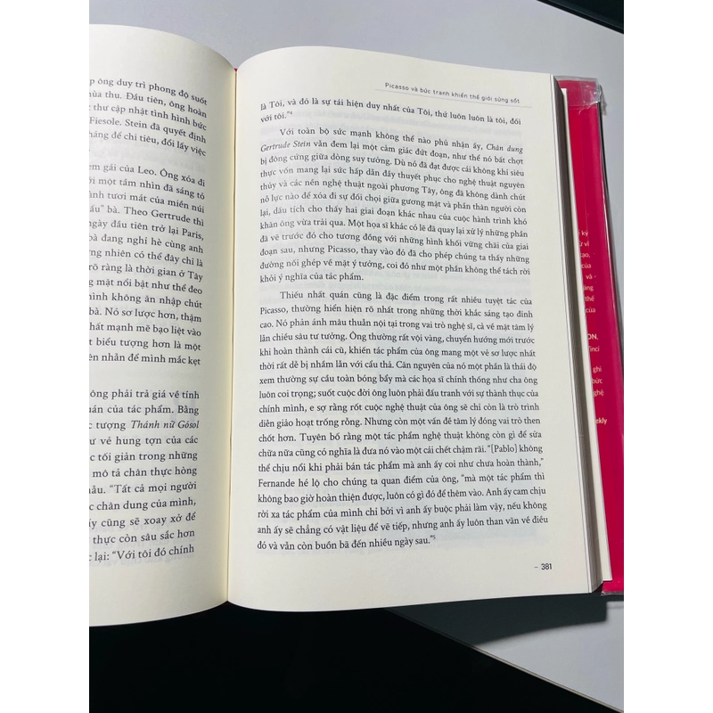 Sách khảo cứu "PICASSO VÀ BỮA TRANH KHIẾN THẾ GIỚI SỬNG SỐT" còn mới và chất lượng 380278