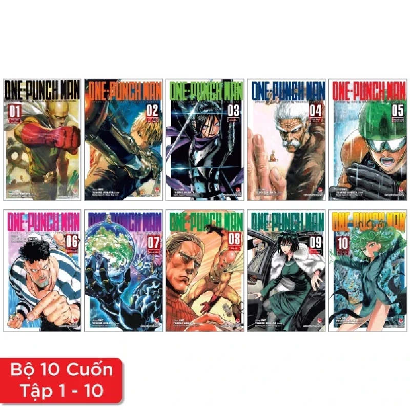 One-Punch Man: Tập 1 - 10 (Bộ 10 Tập) - One, Yusuke Murata 351204