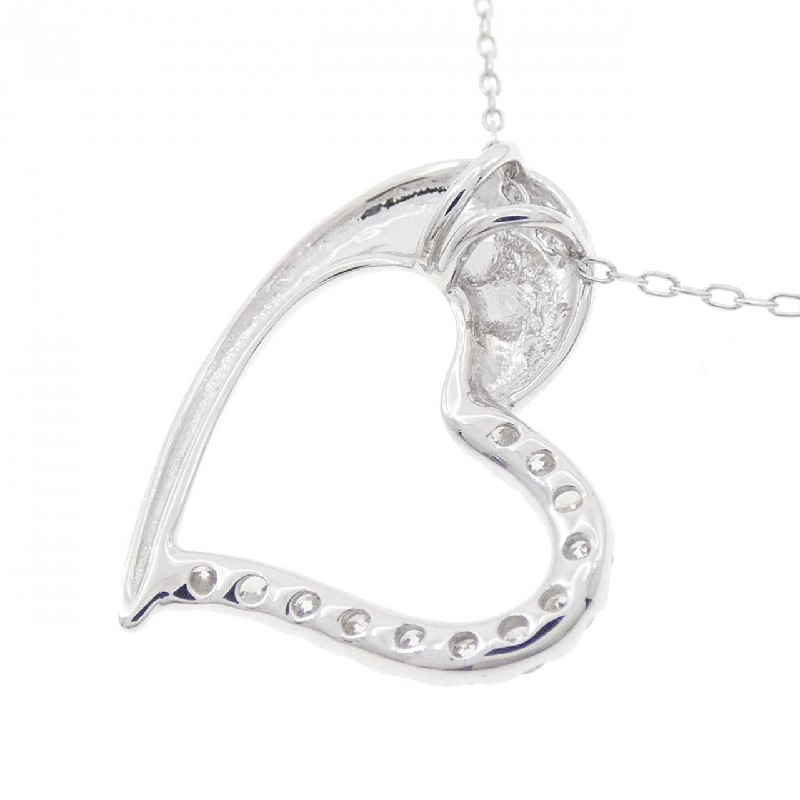 K18WG Dây chuyền kim cương hình trái tim 0.24CT - Hàng hiệu Chính hãng 861359