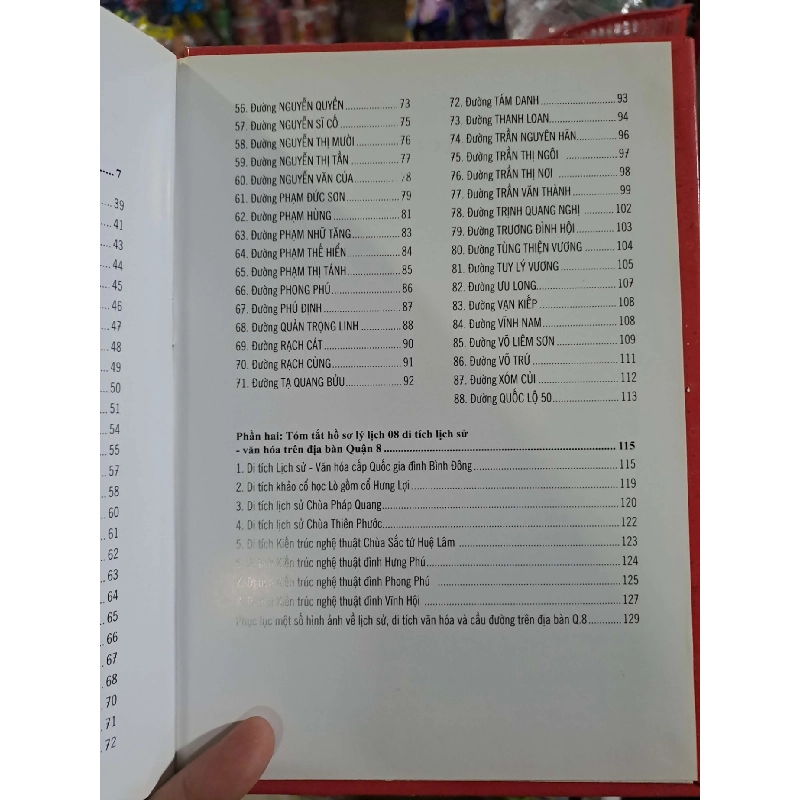 Tên đường di tích quận 8 thành phố Hồ Chí Minh - mới 90% bìa cứng - LỊCH SỬ - CHÍNH TRỊ - TRIẾT HỌC - HCM0111 920729