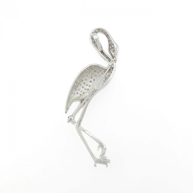 PT900/K14WG Hồng hạc Ruby Brooch - Hàng hiệu Chính hãng 872480