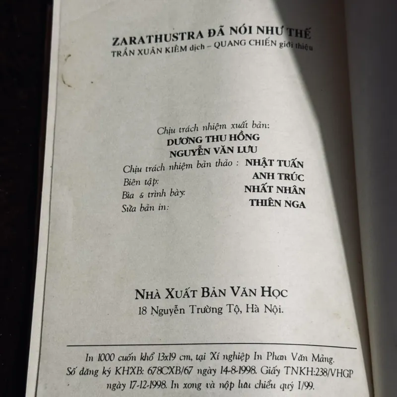 Zarathustra đã nói như thế 976549