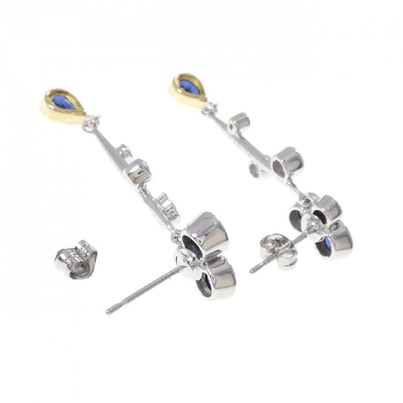 K18WG/K18YG/PT900 Bông tai Sapphire 1.950CT - Hàng hiệu Chính hãng 867263