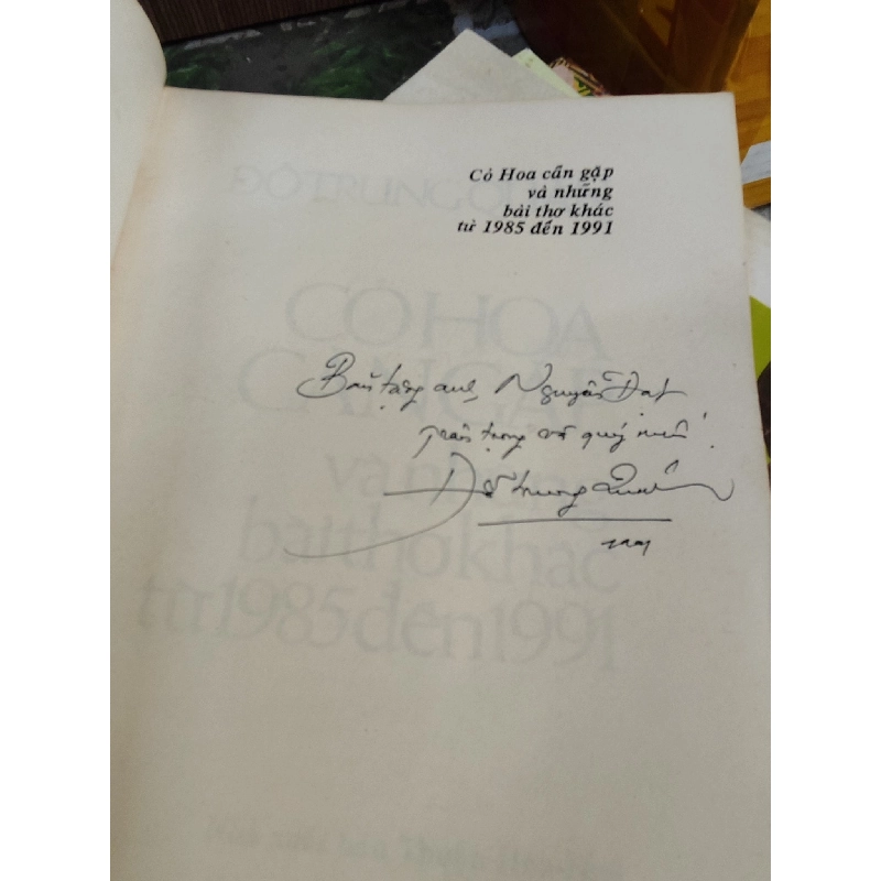 Cỏ hoa cần gặp và những bài thơ khác từ 1985 đến 1991 - Đỗ Trung Quân 1028039