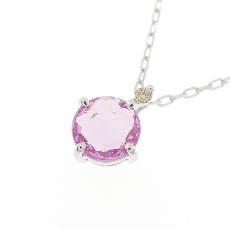 K18WG Sapphire Necklace 0.77CT - Hàng hiệu Authentic 858818