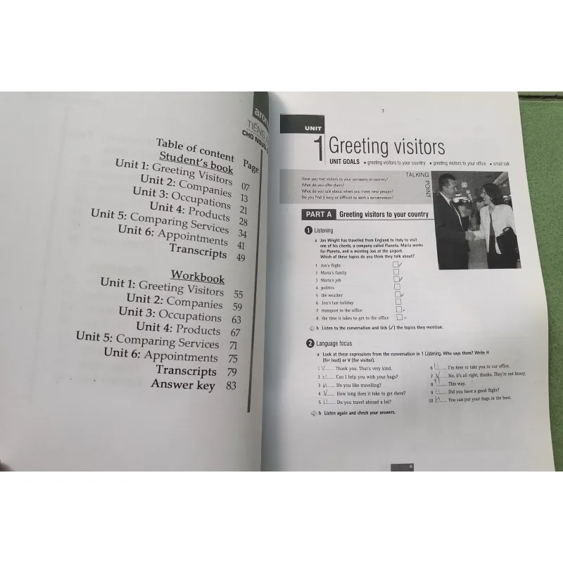 [Tiếng Anh căn bản] Aroma way - Business Goals 2 Part 1- A4 Elementary 2 1023199