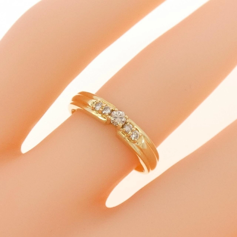 Nhẫn kim cương K18YG 672424