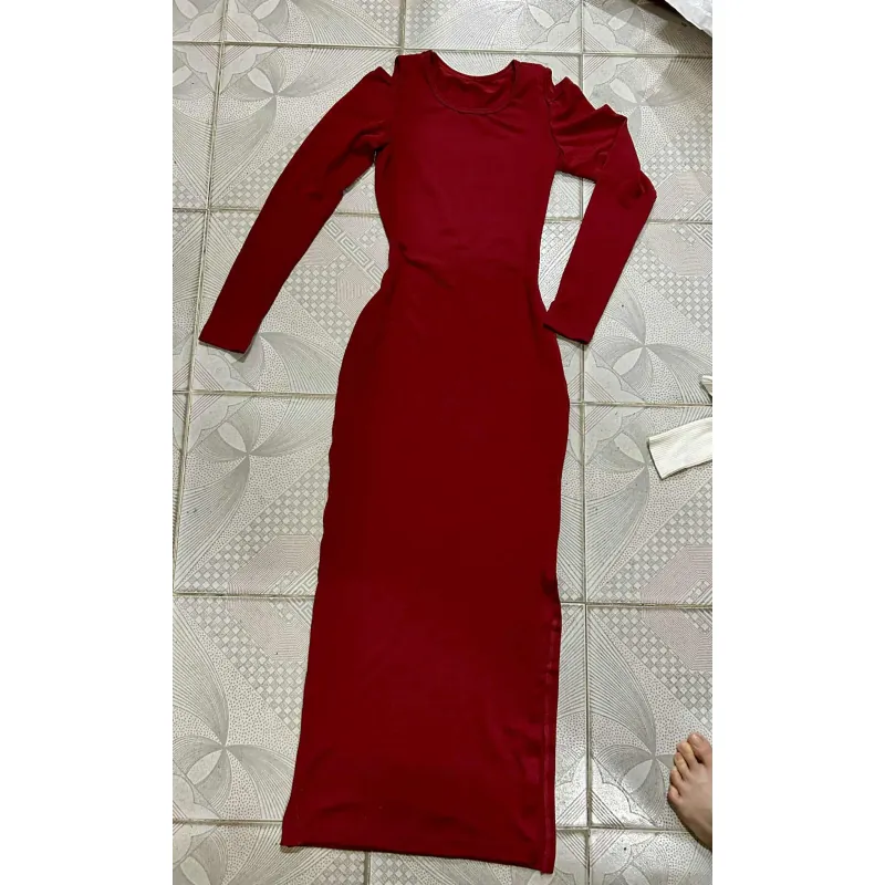 Váy body dáng dài hở vai 782593