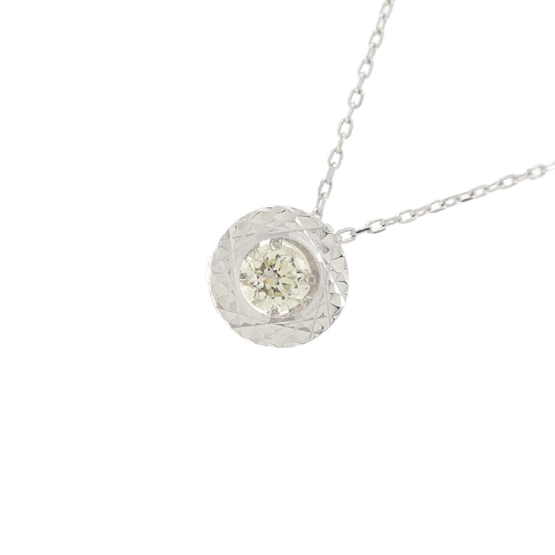 Dây chuyền kim cương K18WG 0.10CT - Hàng hiệu Chính hãng 867730