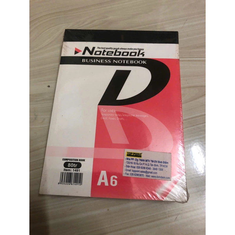 Combo 4 cuốn Sổ tay Notebook A6 326481