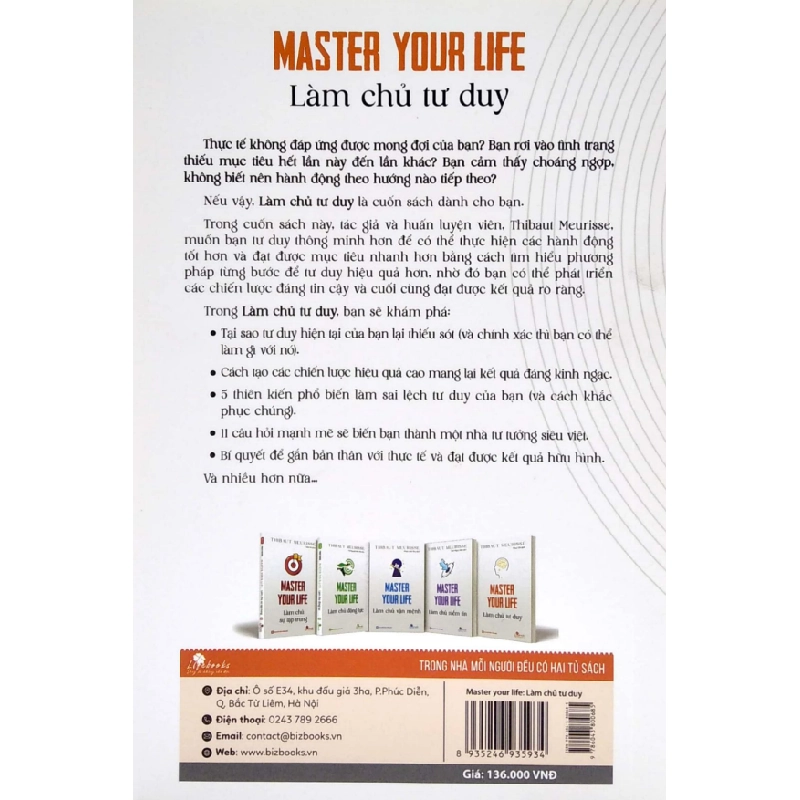 Master Your Life - Làm Chủ Tư Duy - Thibaut Meurisse 287762