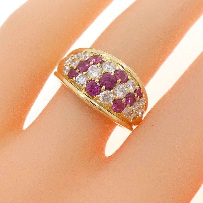 Nhẫn Ruby K18YG 0.72CT - Hàng hiệu Chính hãng 853862
