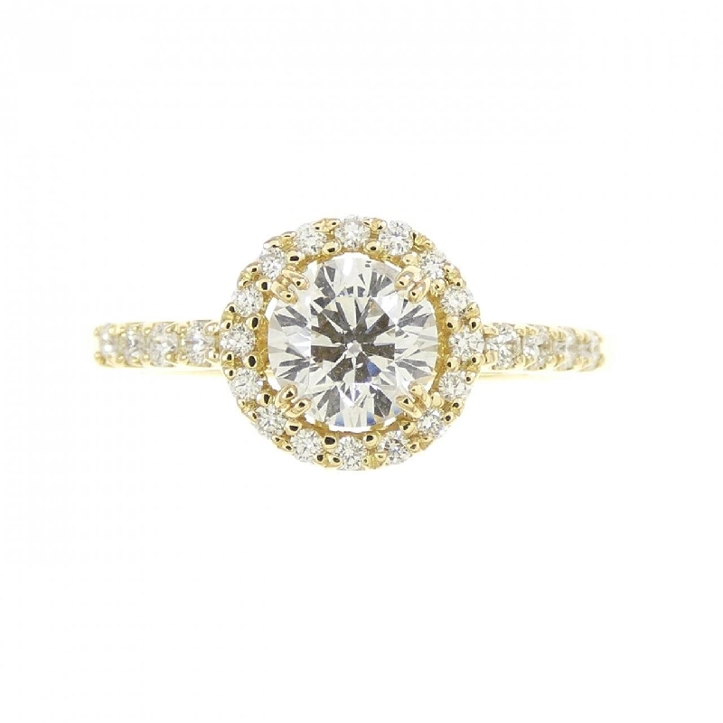 Nhẫn kim cương K18YG 0.502CT G SI2 VG - Hàng hiệu Chính hãng 871475