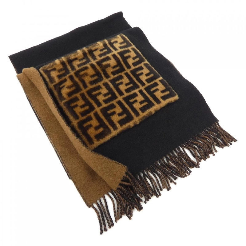 Khăn quàng FENDI FF in họa tiết lông cừu FXT252 A20H - Hàng hiệu Chính hãng 834447
