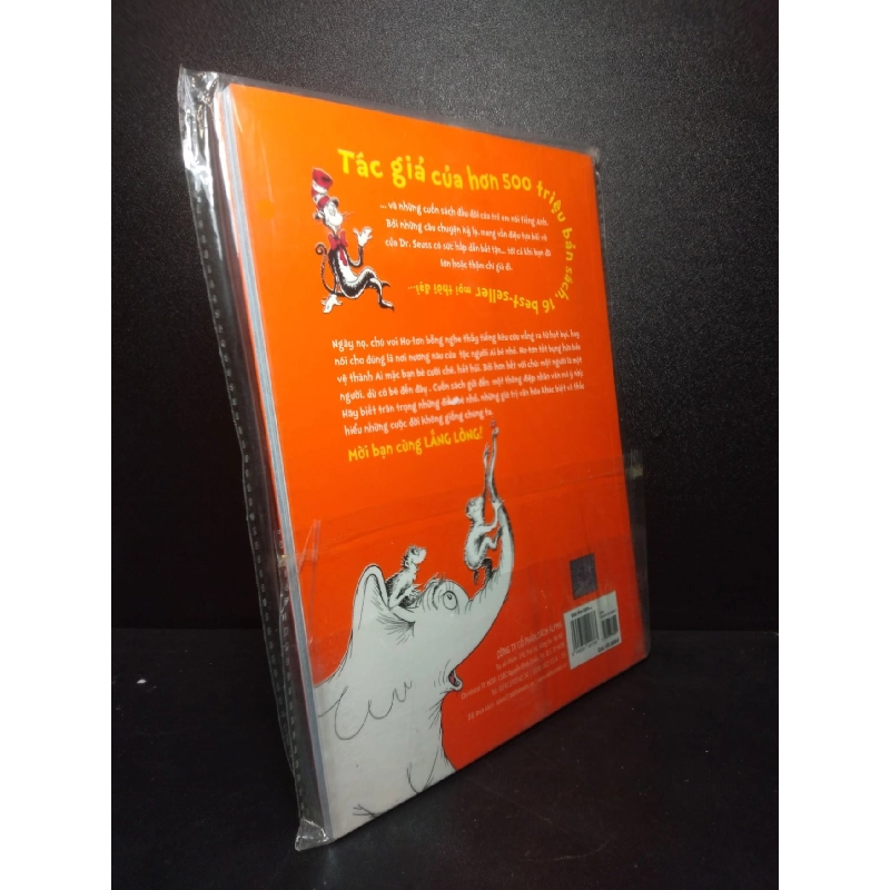 Voi Ho-tơn nghe thấy người ai Dr.Seuss mới 100% nguyên bìa HCM1810 912562
