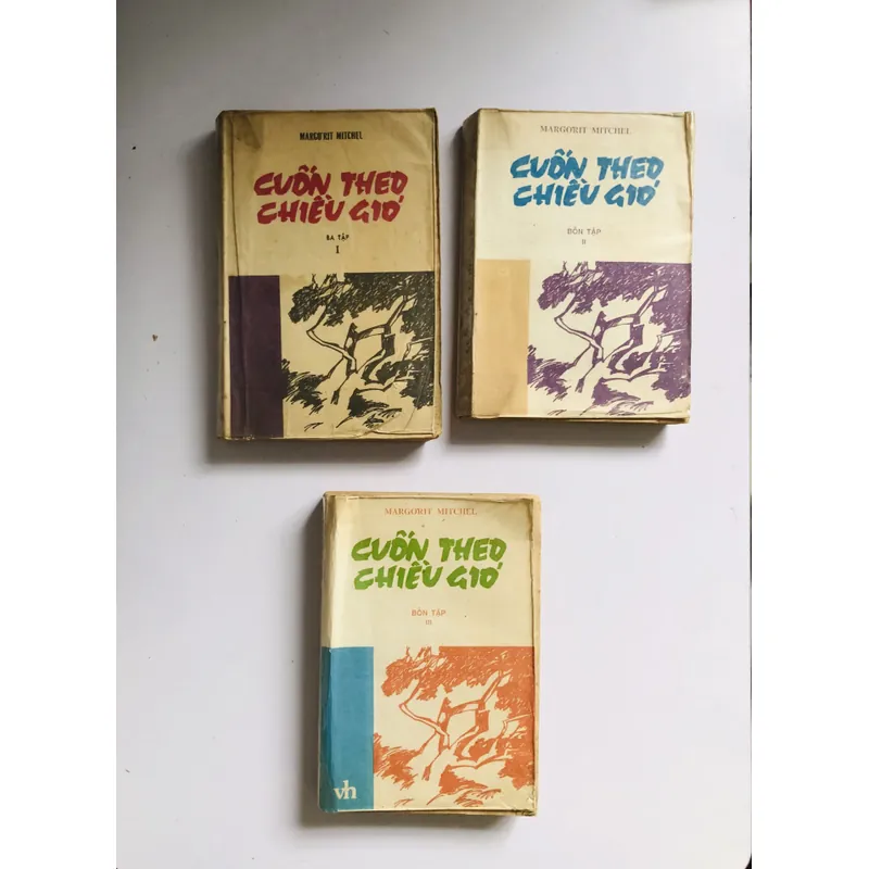 📚 BỘ 3 TẬP CUỐN THEO CHIỀU GIÓ – Margaret Mitchell Xuất bản: 1988 602520