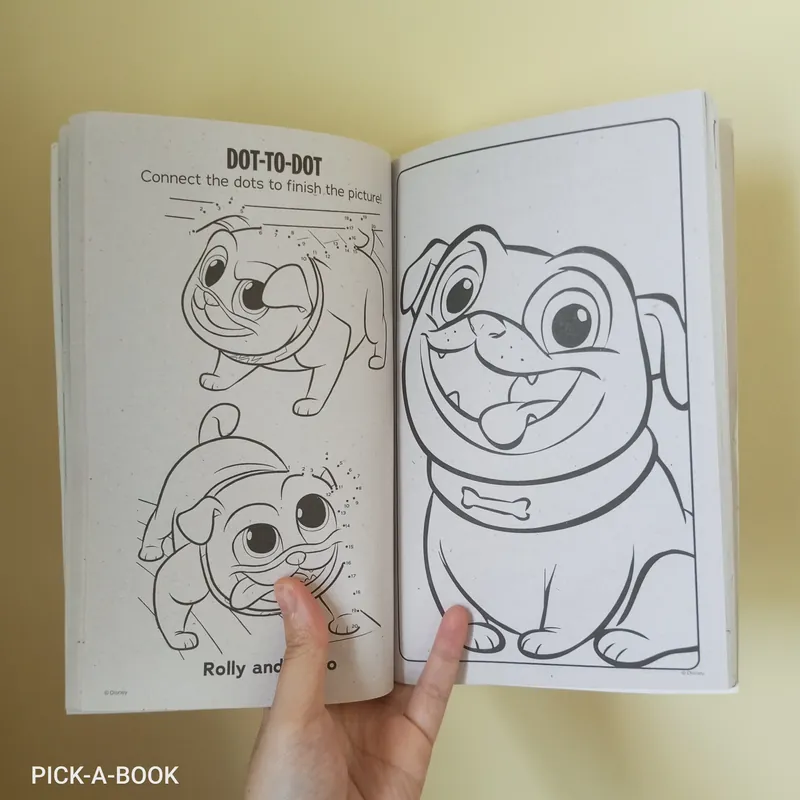 [Tặng kèm 0đ đơn bất kỳ] Sách tô màu Puppy Dog Pals (Chỉ tô được màu chì và màu sáp!) 589833