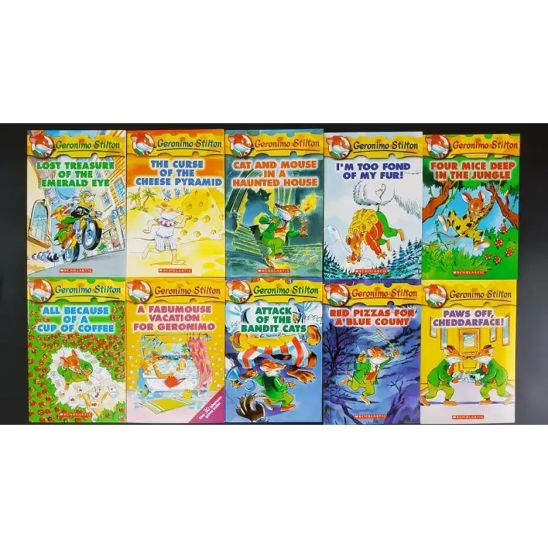 Sách - Geronimo Stilton tập 1~10 - Tặng Mp3, Sách nhập đẹp 756508