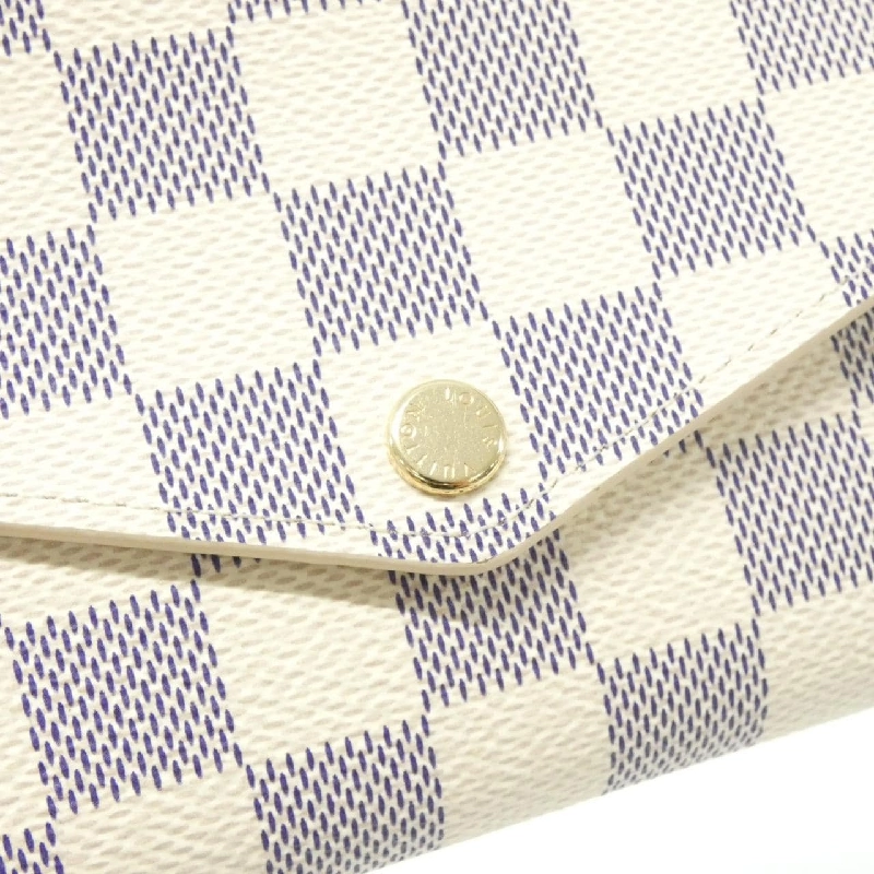 Ví Louis Vuitton Damier Azur Portefeuille Sara N63208 621741