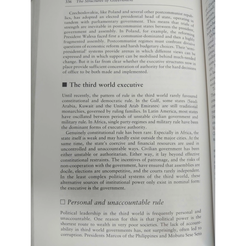 COMPARATIVE GOVERNMENT AND POLITICS 498927