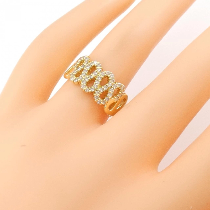 Nhẫn kim cương K18YG 0.50CT 672863