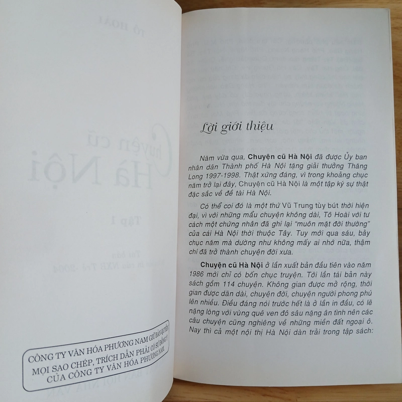 Chuyện Cũ Hà Nội (Bộ 2 Tập) - Tô Hoài 503106